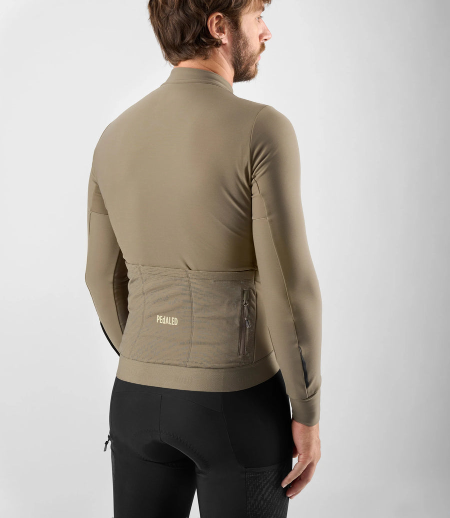 Pedaled Odyssey Long Sleeve Jersey Radtrikot langarm Military Green
