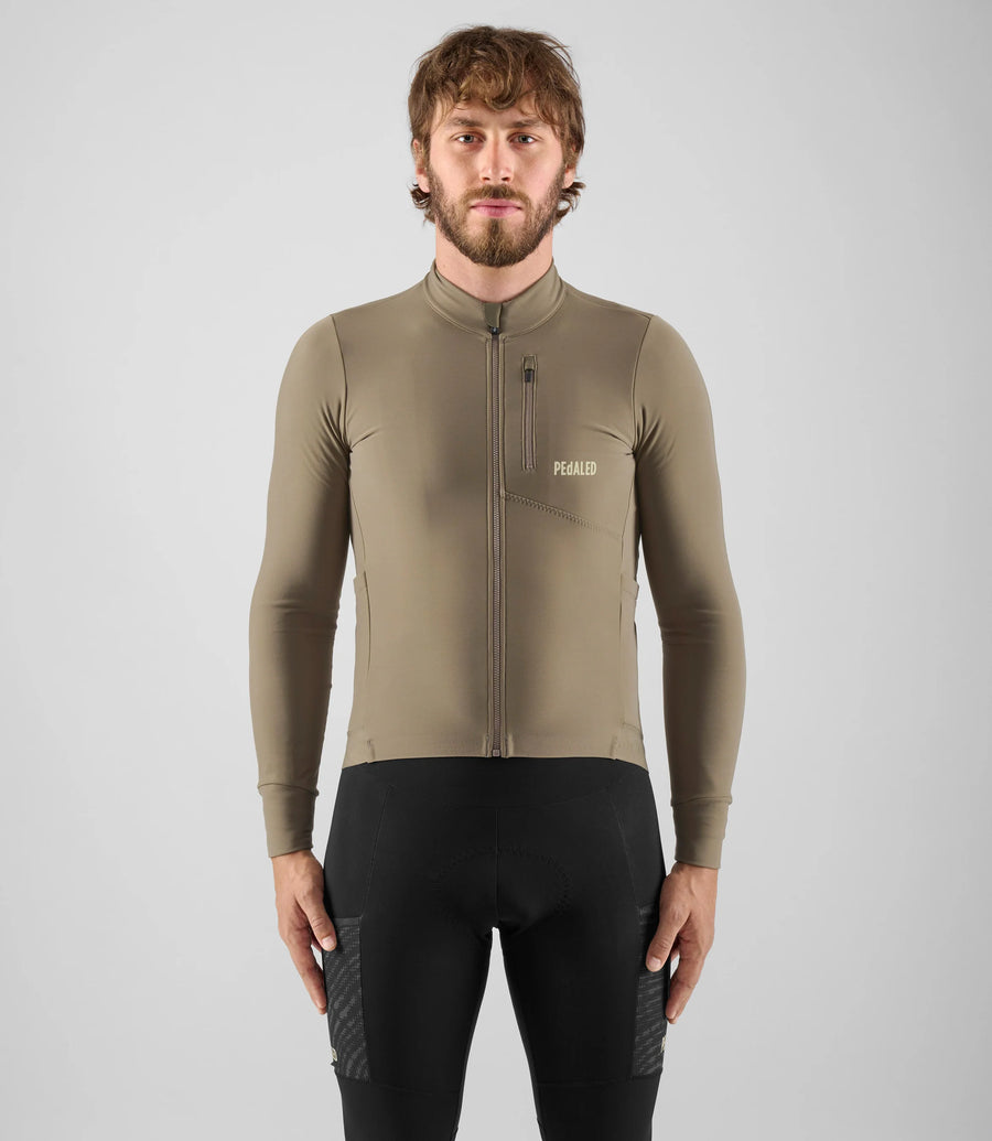 Pedaled Odyssey Long Sleeve Jersey Radtrikot langarm Military Green