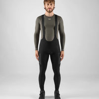 Pedaled Odyssey Tight Thermo Trägerhose Black Green