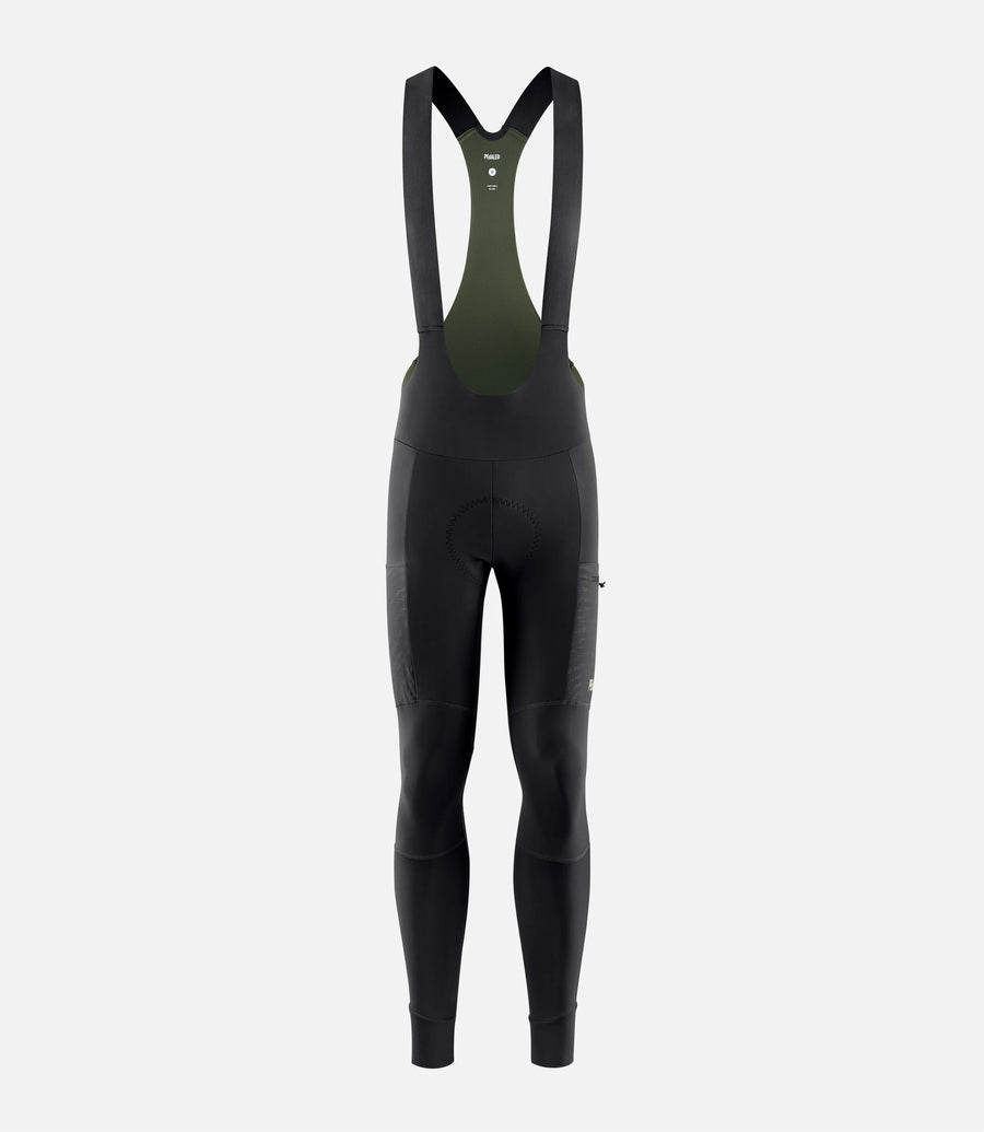 Pedaled Odyssey Tight Thermo Trägerhose Black Green