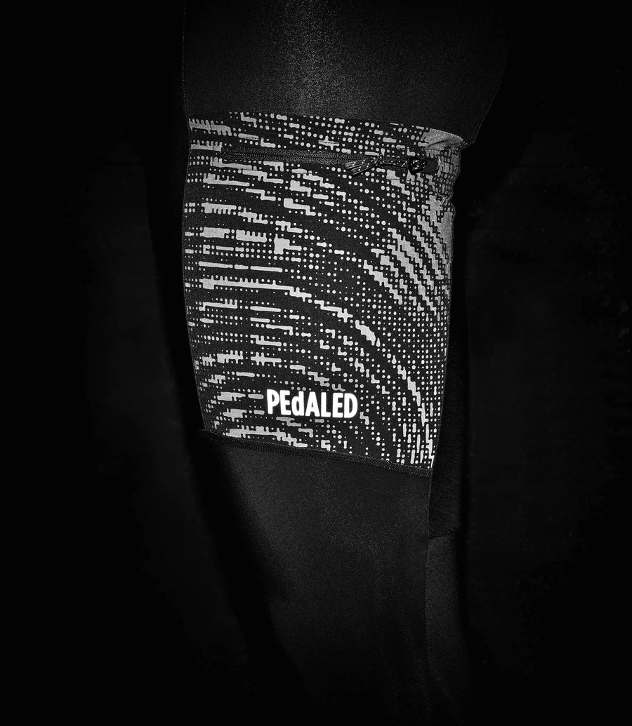Pedaled Odyssey Tight Thermo Trägerhose Black Green