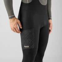 Pedaled Odyssey Tight Thermo Trägerhose Black Green