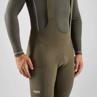 Pedaled Odyssey Tight Thermo Trägerhose Military Green