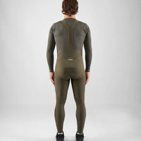 Pedaled Odyssey Tight Thermo Trägerhose Military Green