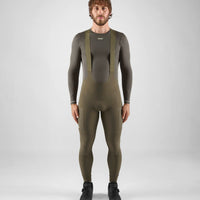 Pedaled Odyssey Tight Thermo Trägerhose Military Green