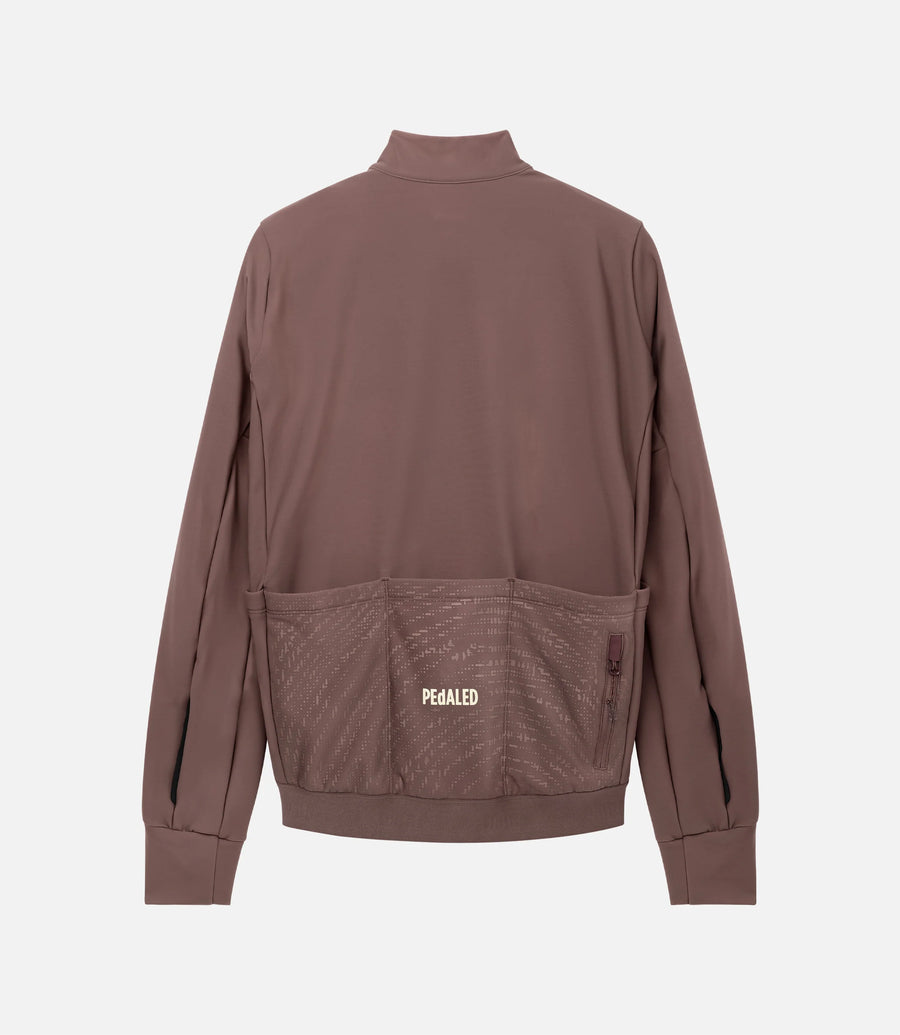 Pedaled Odyssey Long Sleeve Jersey Radtrikot langarm Brown