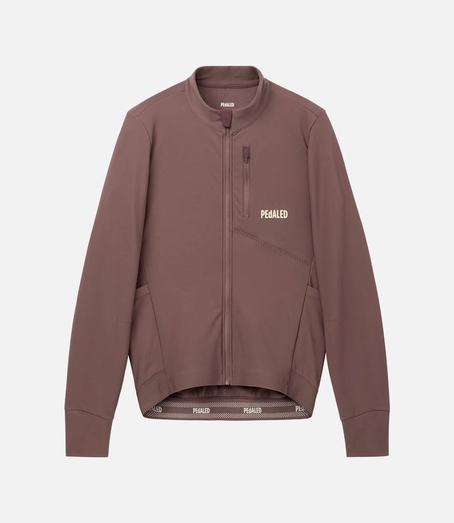 Pedaled Odyssey Long Sleeve Jersey Radtrikot langarm Brown