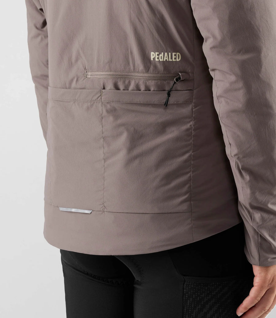 Pedaled Odyssey Insulated Hooded Jacket Winter Fahrradjacke Grey