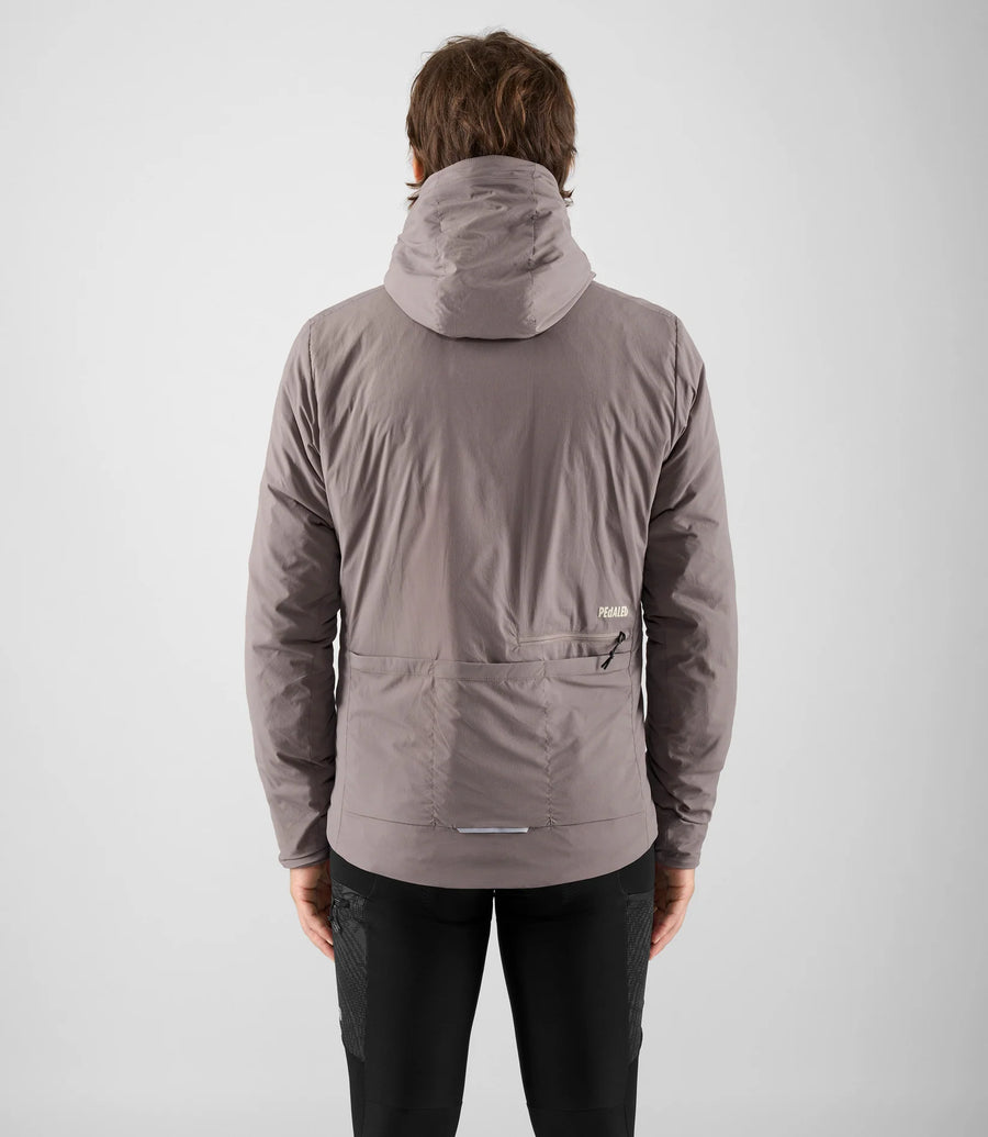Pedaled Odyssey Insulated Hooded Jacket Winter Fahrradjacke Grey
