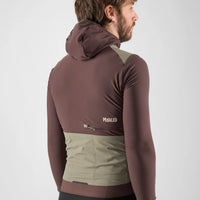 Pedaled Odyssey Hooded Long Sleeve Jersey Radtrikot langarm Brown