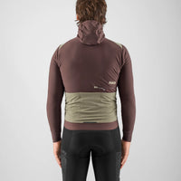 Pedaled Odyssey Hooded Long Sleeve Jersey Radtrikot langarm Brown