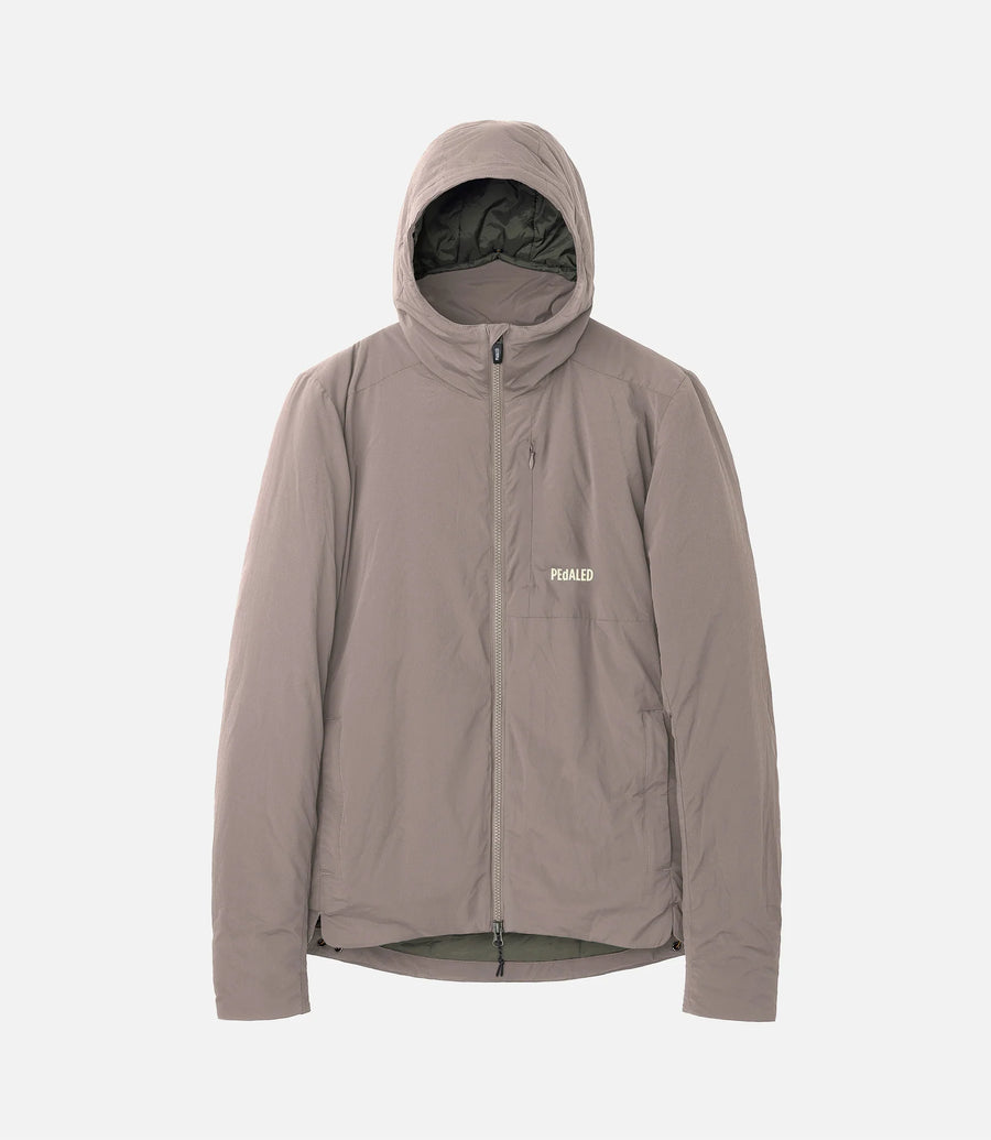 Pedaled Odyssey Insulated Hooded Jacket Winter Fahrradjacke Grey
