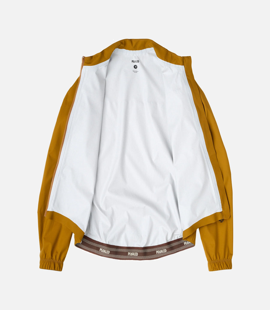 Pedaled Element Waterproof Jacket Regen Fahrradjacke Mustard