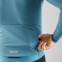 Pedaled Element Long Sleeve Jersey Radtrikot langarm Light Blue