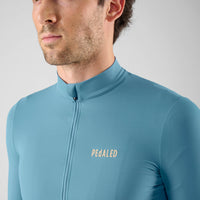Pedaled Element Long Sleeve Jersey Radtrikot langarm Light Blue