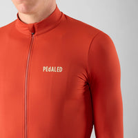 Pedaled Element Long Sleeve Jersey Radtrikot langarm Red