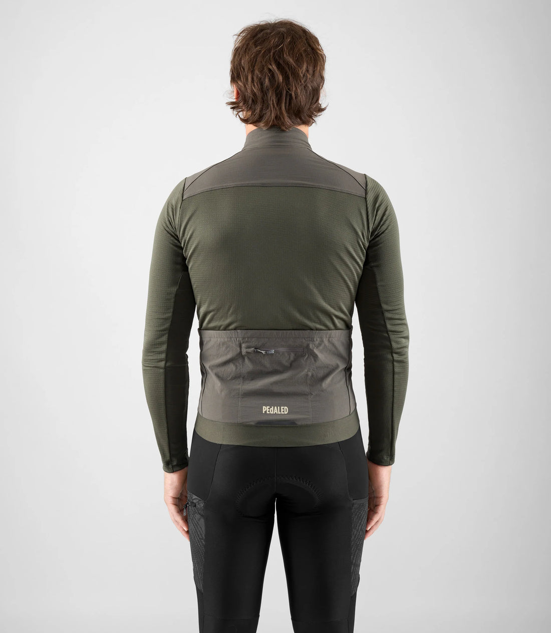 Pedaled Odyssey Windblock Merino Long Sleeve Jersey Radtrikot langarm Grey Ink