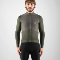 Pedaled Odyssey Windblock Merino Long Sleeve Jersey Radtrikot langarm Grey Ink
