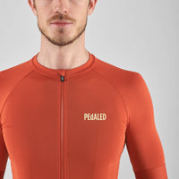Pedaled Element Lightweight Jersey Radtrikot Brick Red