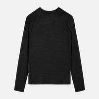 Pedaled Element Merino Base Layer Radunterhemd langarm Black