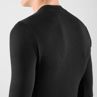 Pedaled Element Merino Base Layer Radunterhemd langarm Black