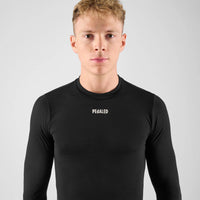 Pedaled Element Merino Base Layer Radunterhemd langarm Black