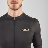 Pedaled Element Mesh Jersey Radtrikot Charcoal Gray