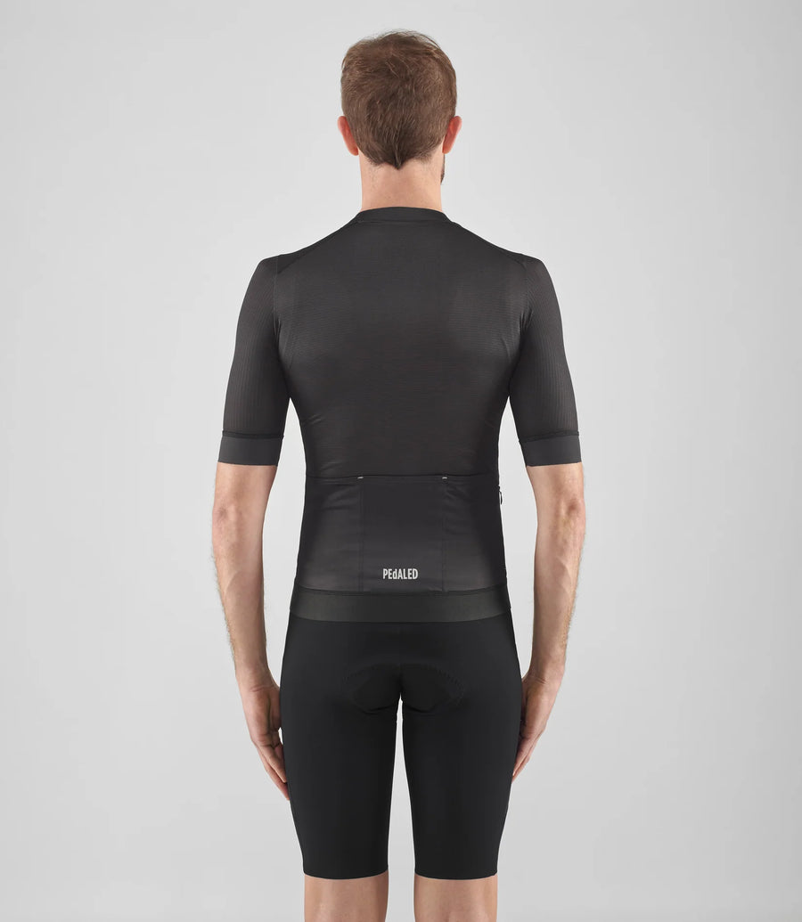 Pedaled Element Mesh Jersey Radtrikot Charcoal Gray