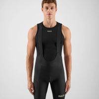Pedaled Element Thermo Bib Shorts gebürstete kurze Trägerhose Black