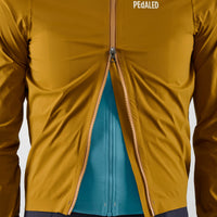 Pedaled Element Waterproof Jacket Regen Fahrradjacke Mustard