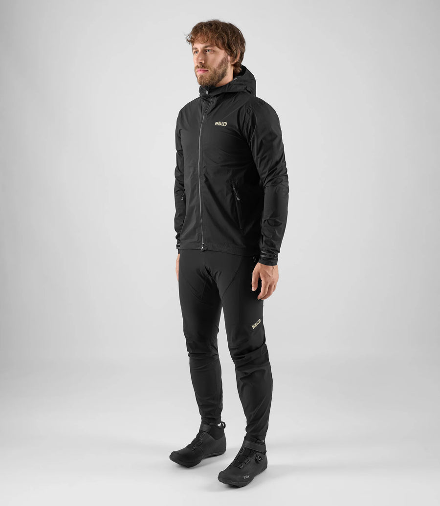 Pedaled Odyssey Shell Jacket Black Regen Fahrradjacke Black