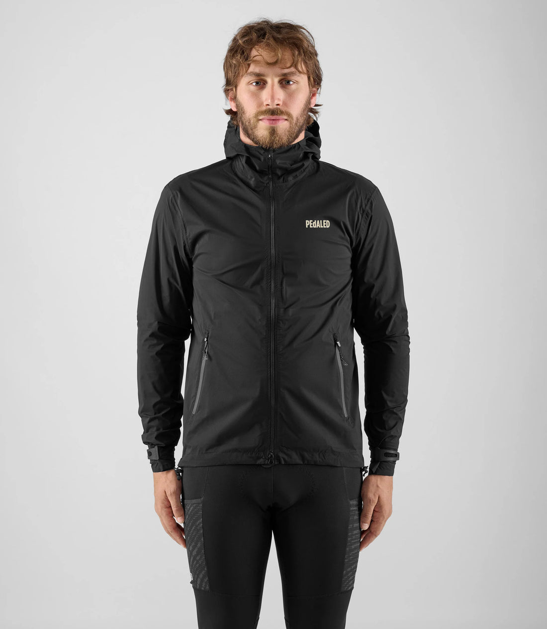 Pedaled Odyssey Shell Jacket Black Regen Fahrradjacke Black