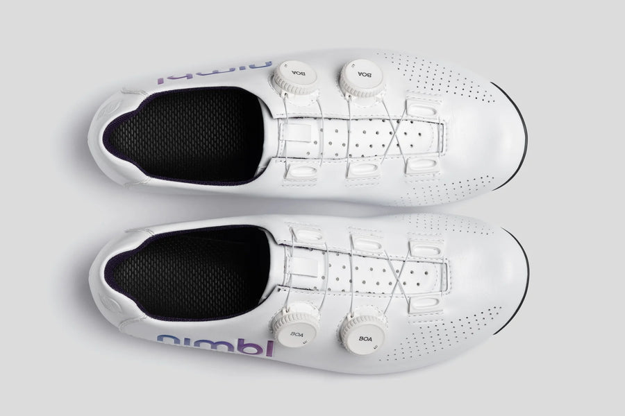 Chaussures Nimbl Exceed Road Chaussures Route Tout Blanc