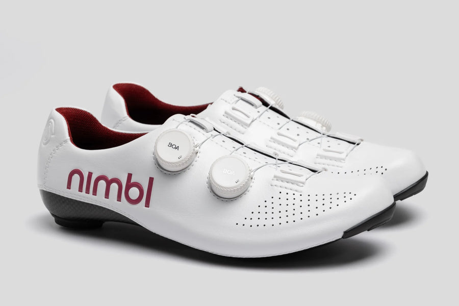 Chaussures Nimbl Exceed Road Chaussures Route Tout Blanc