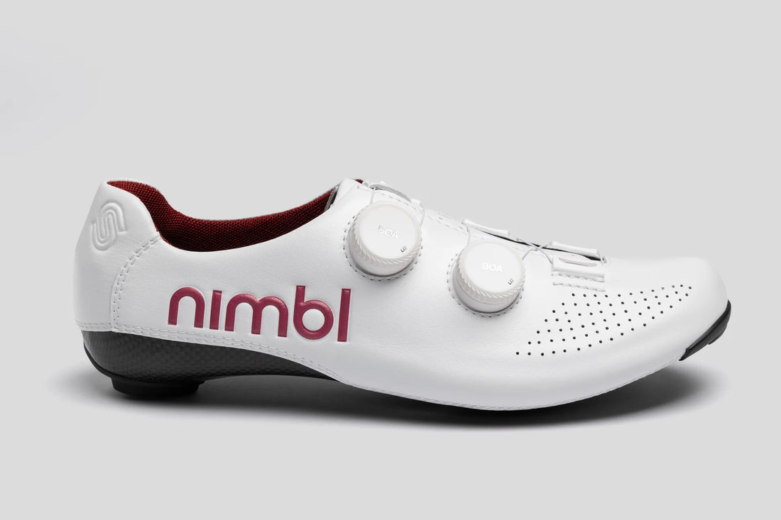 Chaussures Nimbl Exceed Road Chaussures Route Tout Blanc