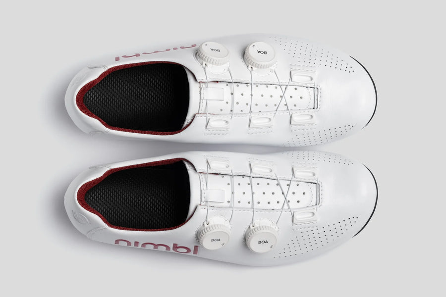 Chaussures Nimbl Exceed Road Chaussures Route Tout Blanc