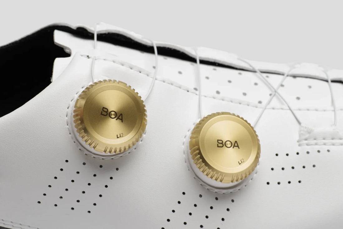 Nimbl Ultimate Exceed Shoes Rennradschuhe White Gold