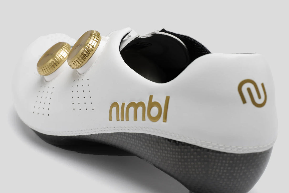 Nimbl Ultimate Exceed Shoes Rennradschuhe White Gold