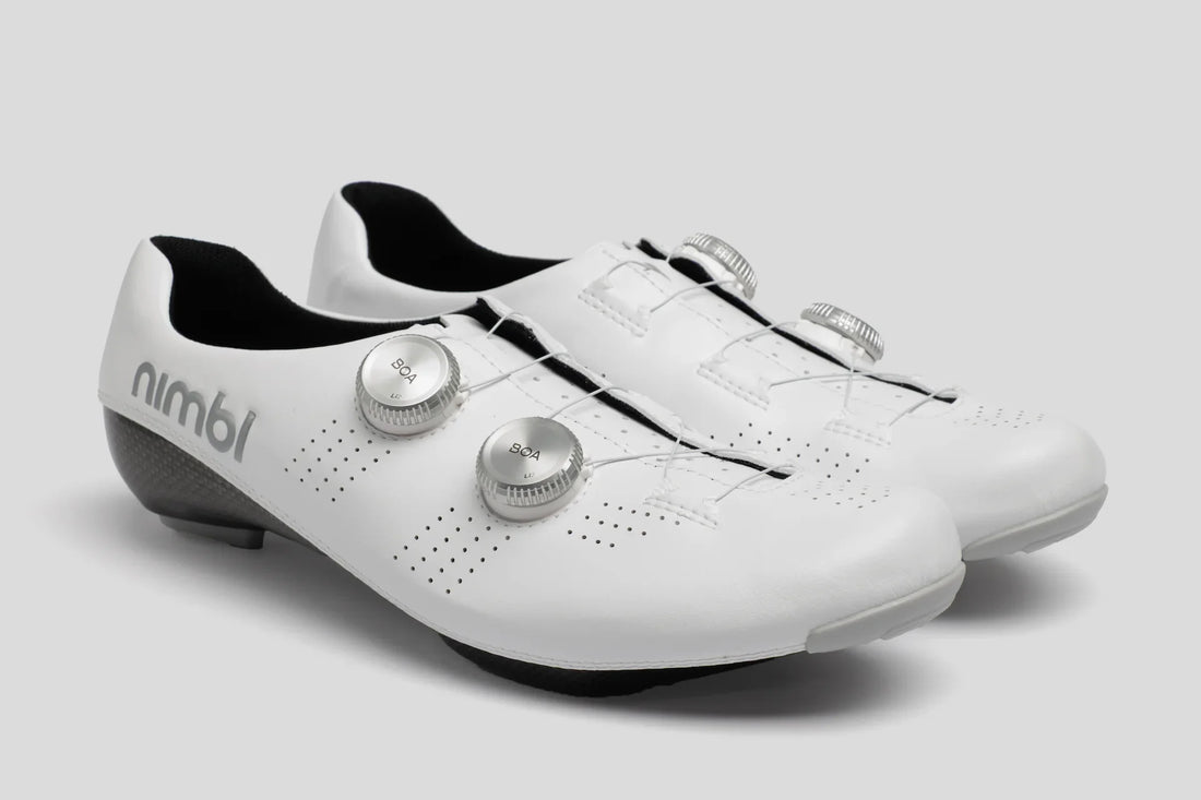 Nimbl Ultimate Exceed Shoes Rennradschuhe White Silver
