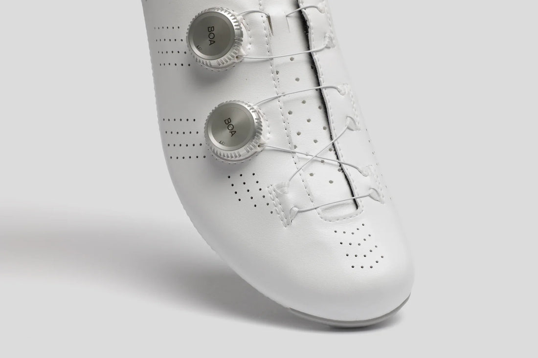 Nimbl Ultimate Exceed Shoes Rennradschuhe White Silver