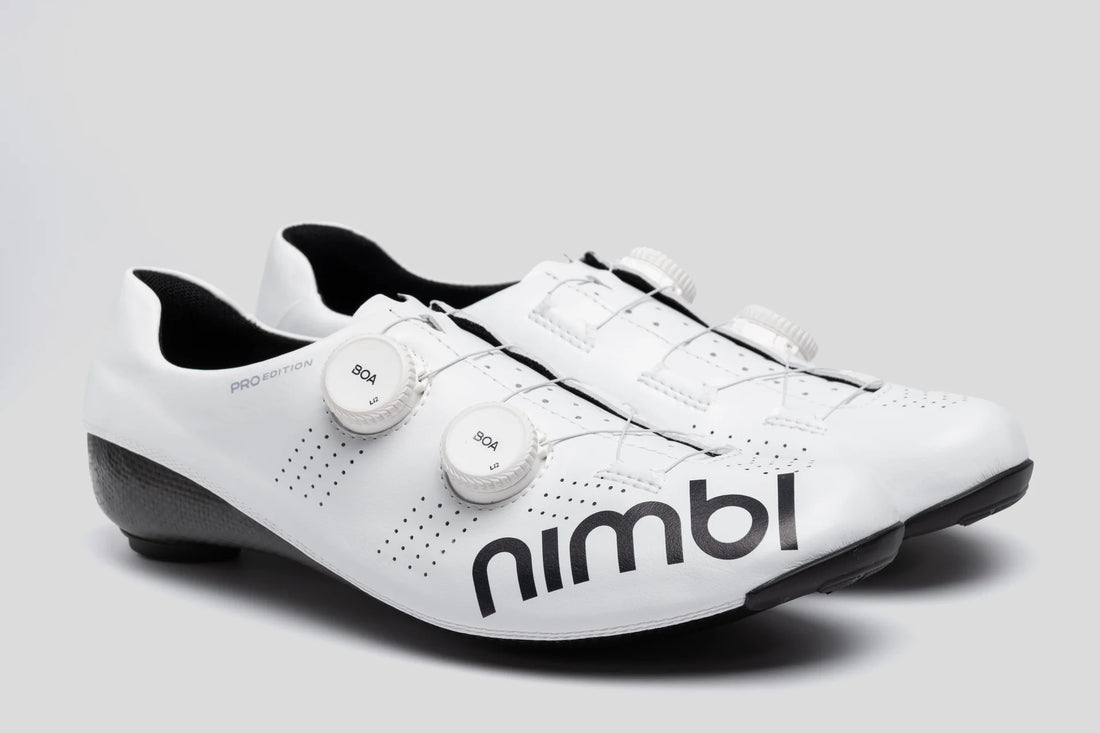 Chaussures Nimbl Exceed Road Chaussures Route Tout Blanc