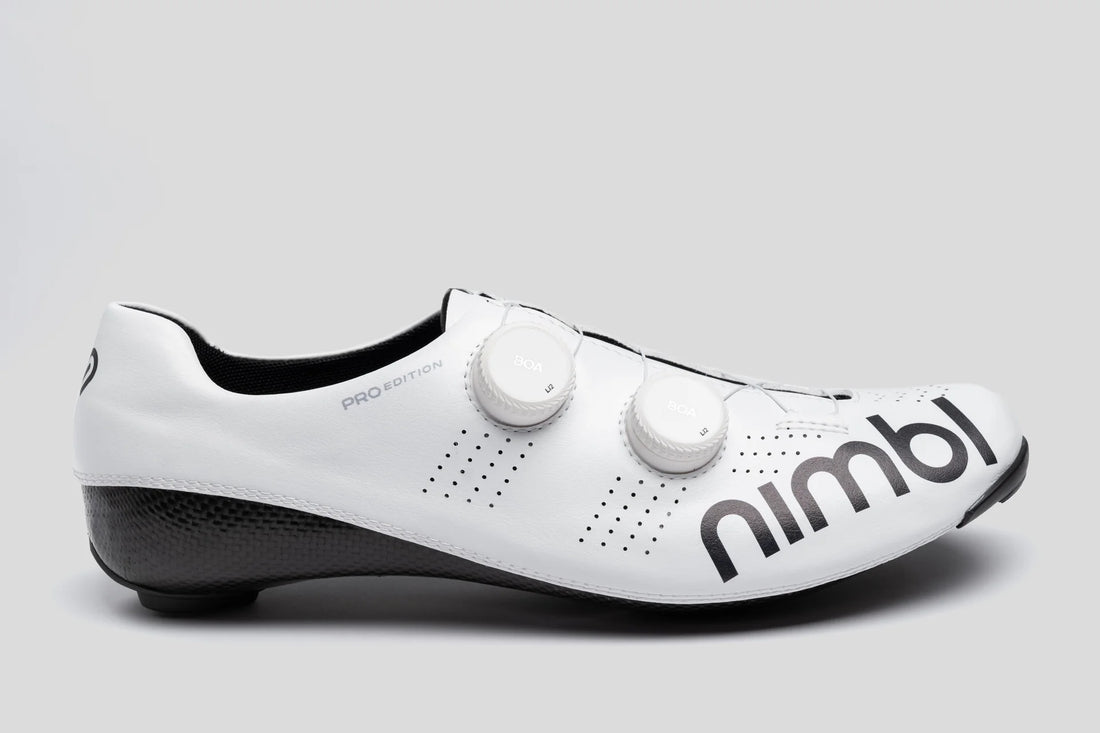 Chaussures Nimbl Exceed Road Chaussures Route Tout Blanc