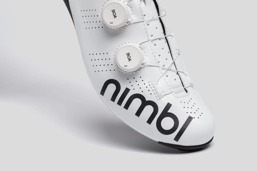 Chaussures Nimbl Exceed Road Chaussures Route Tout Blanc