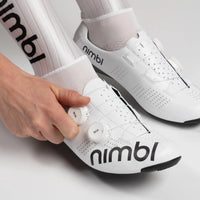 Chaussures Nimbl Exceed Road Chaussures Route Tout Blanc