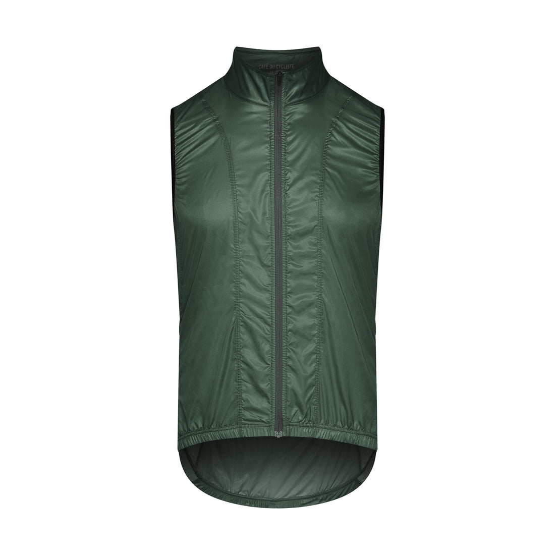 Café du Cycliste Petra Men's Superlight Gilet Windweste Mountain Green