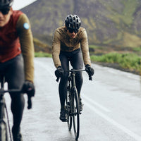 Café du Cycliste Petra Men's Superlight Windjacket Radjacke Dark Gold