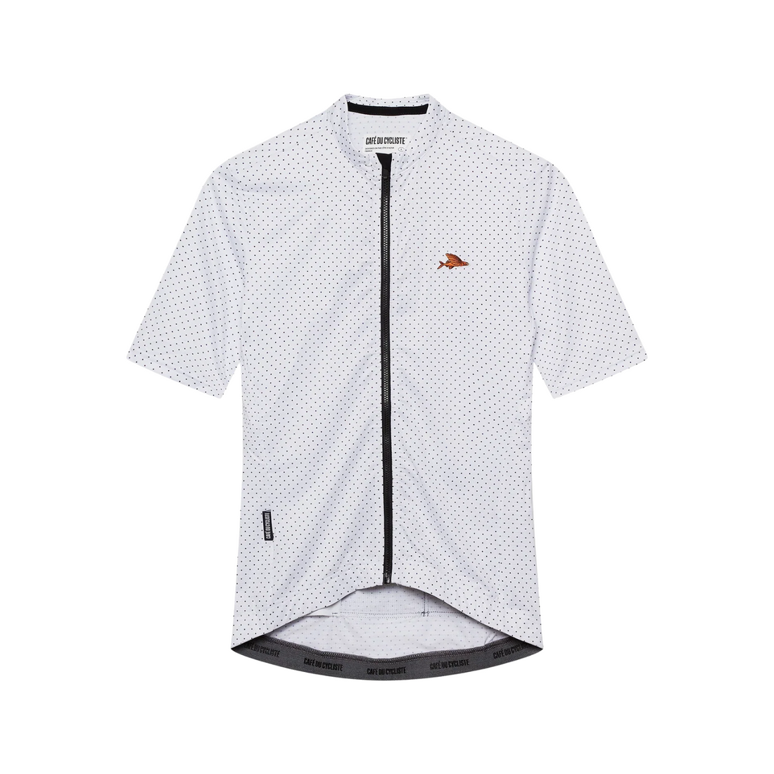 Café du Cycliste Fleurette V2 Women's Lightweight Cycling Jersey Radtrikot White