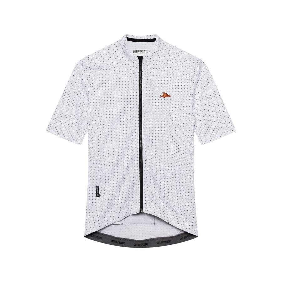 Café du Cycliste Fleurette V2 Women's Lightweight Cycling Jersey Radtrikot White