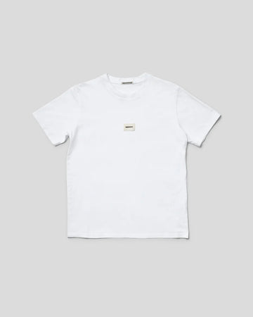 Fingerscrossed Tee Classic Logo Unisex T-Shirt White