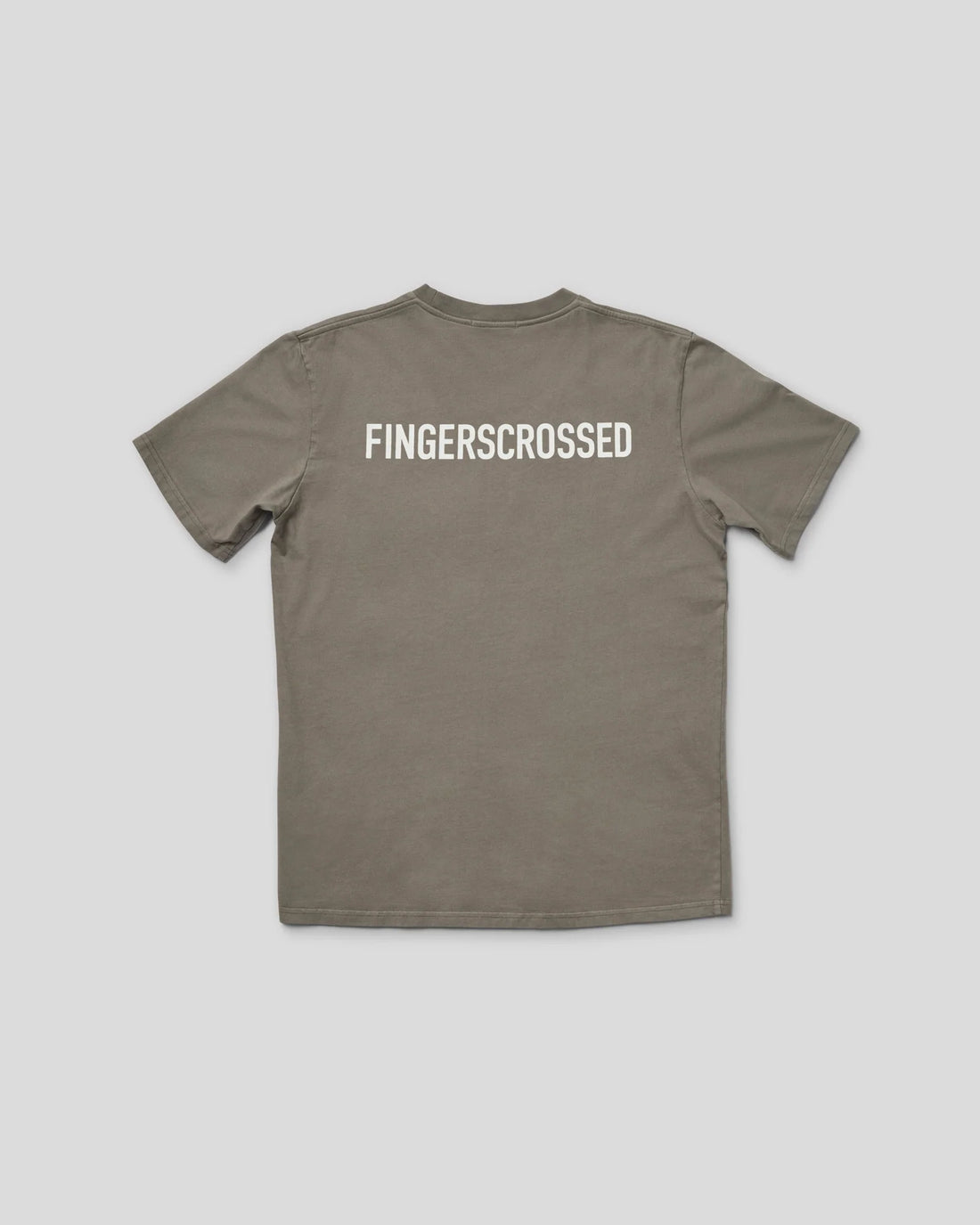 Fingerscrossed Tee Classic Logo Unisex T-Shirt FINGERSCROSSED Olive